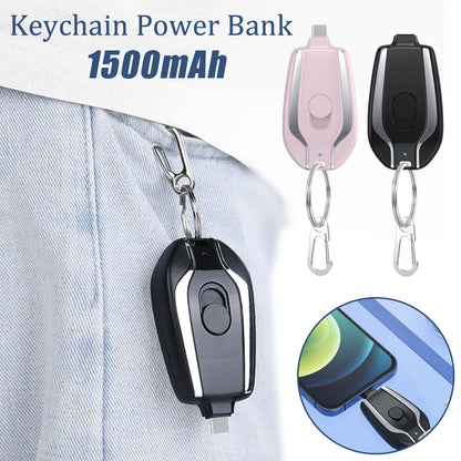 Mini Emergency Keychain Powerbank